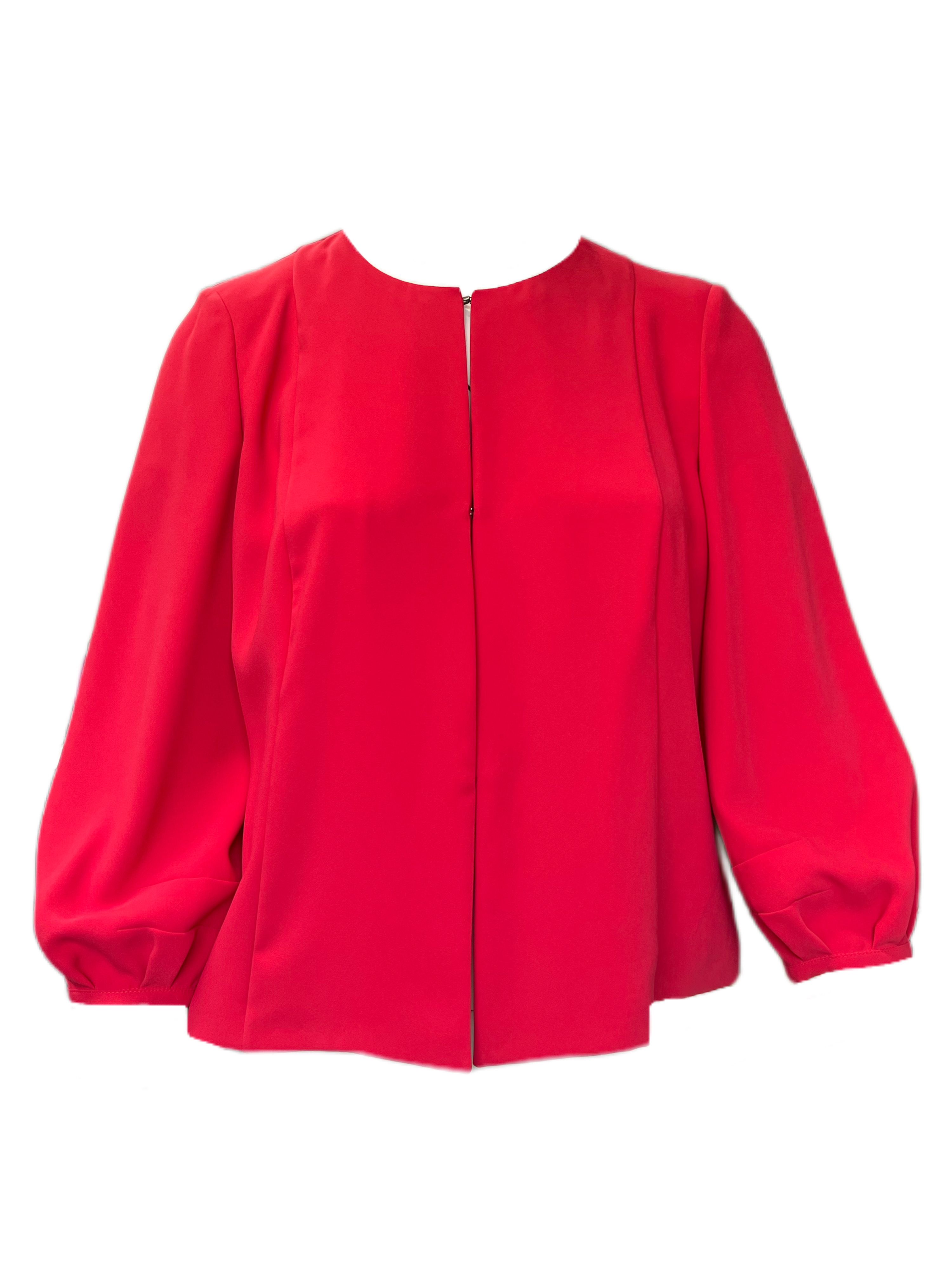 MARINA RINALDI Women's Carolina Floaty Fabric Jacket $525 NWT - Picture 5 of 7