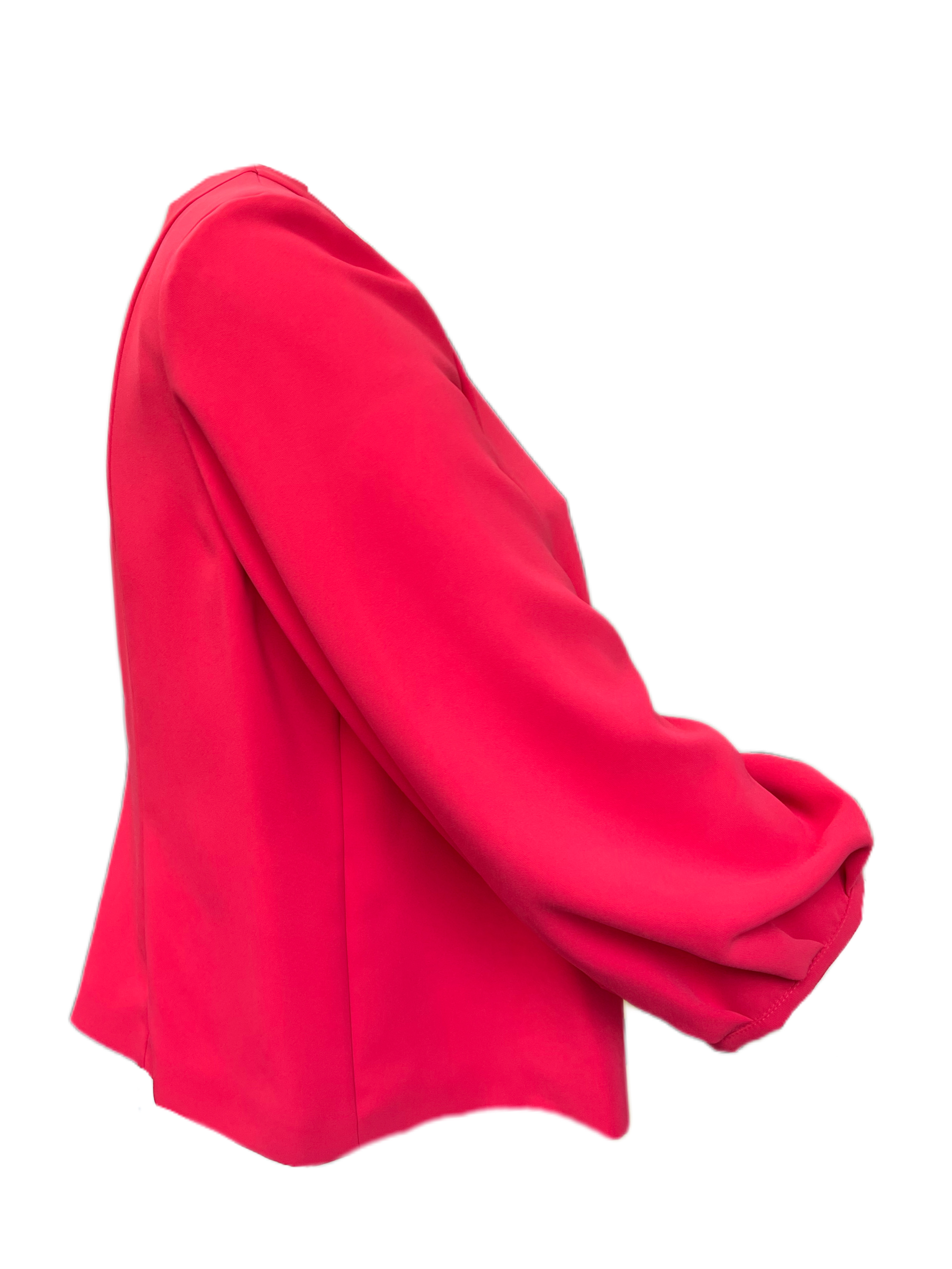 MARINA RINALDI Women's Carolina Floaty Fabric Jacket $525 NWT - Picture 6 of 7