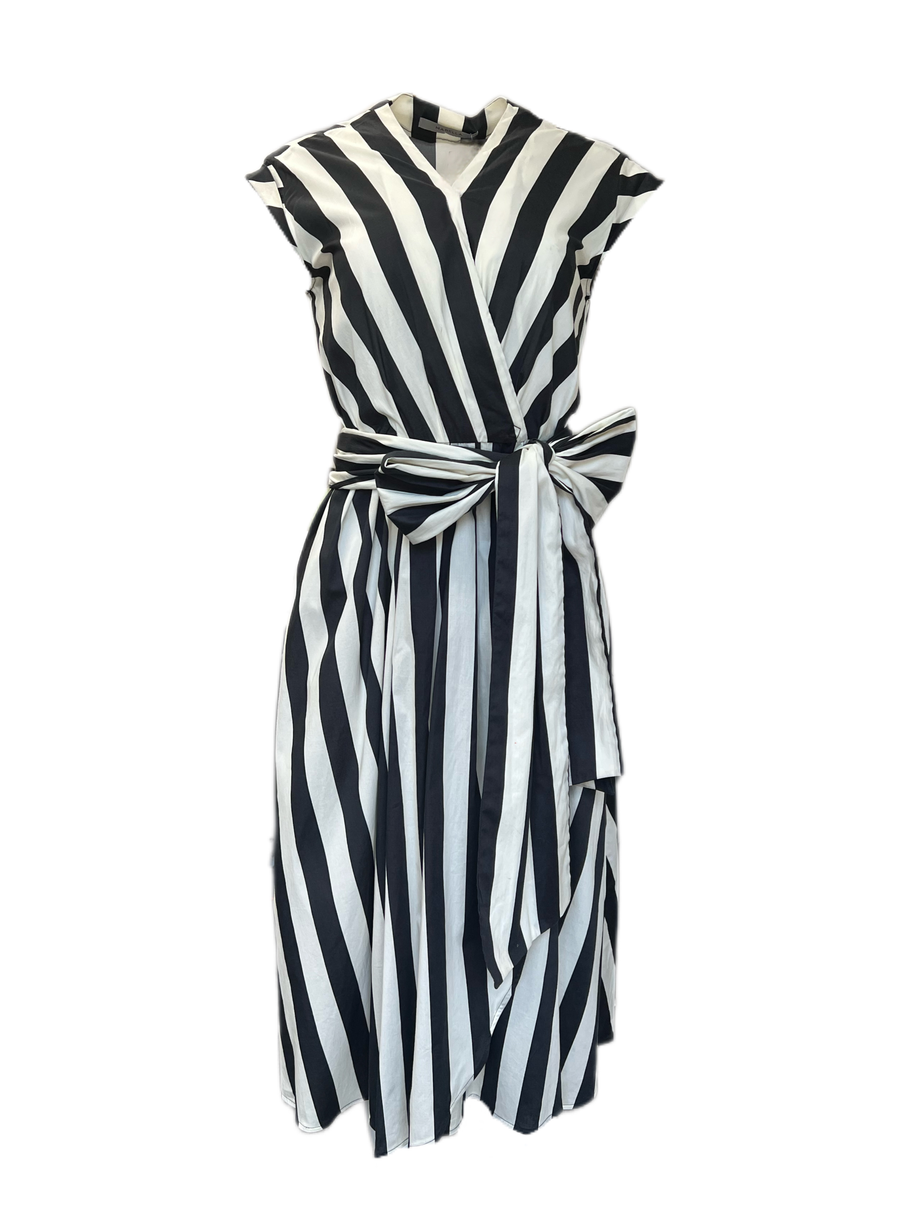 Marella striped outlet dress